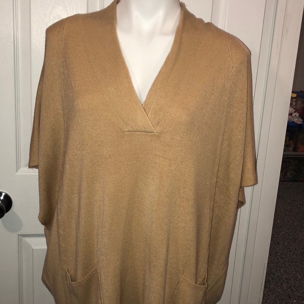 NWTSweater camel color sweater. 2 pockets on front